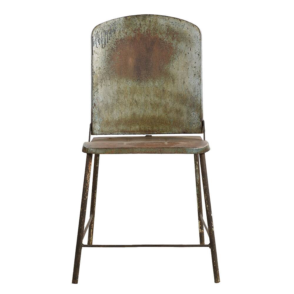 Industrial metal chair