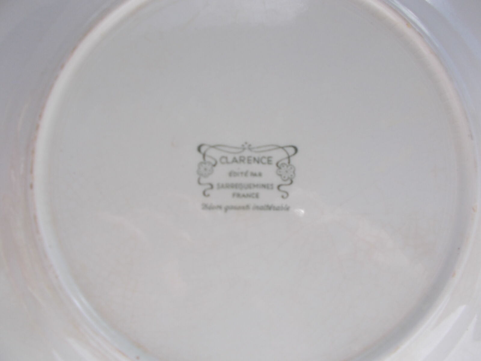 Round flat Sarreguemines