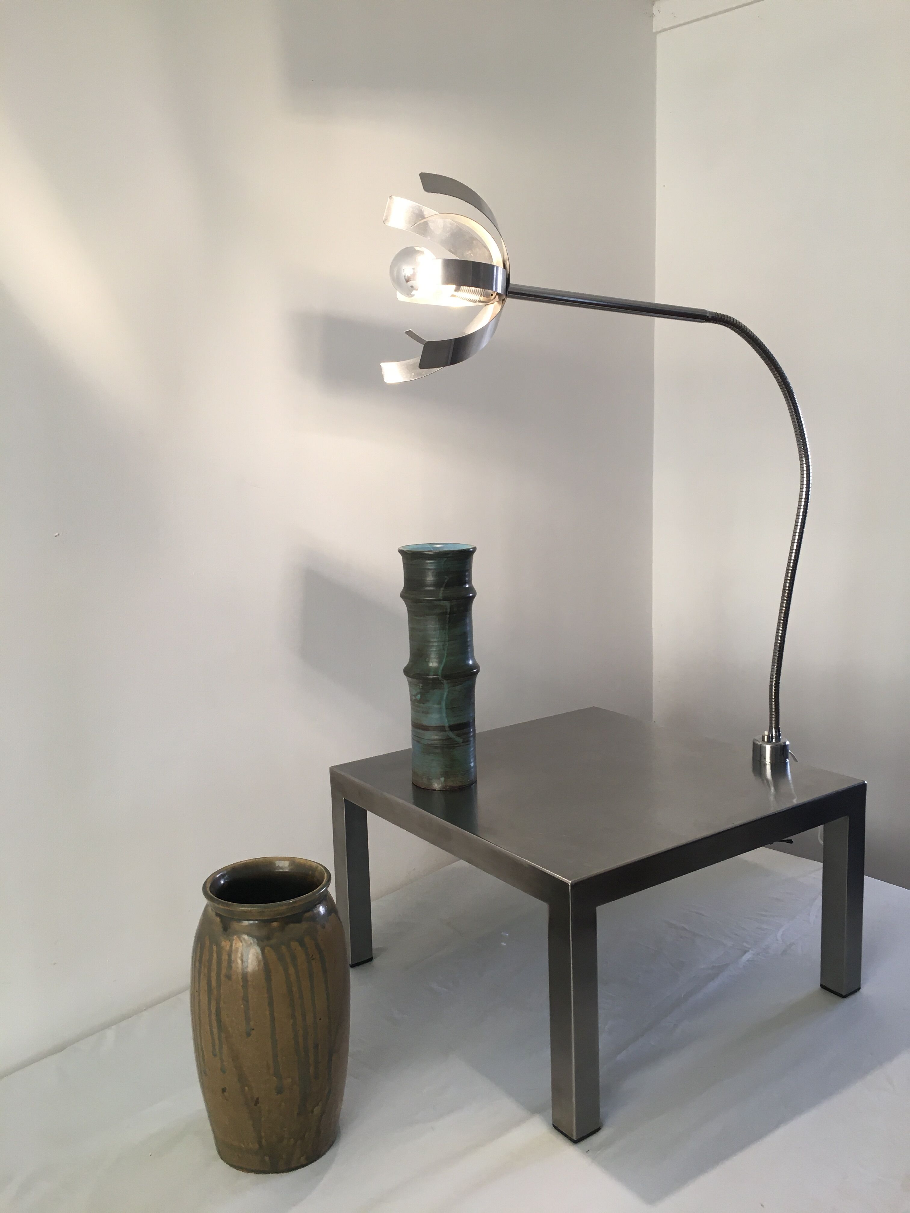 Maria Pergay steel coffee table