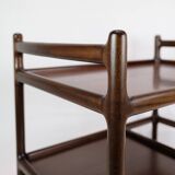 Serving Trolley By Johannes Andersen Made In Mahogany From 1960s