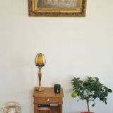 Table d'appoint chêne années 40