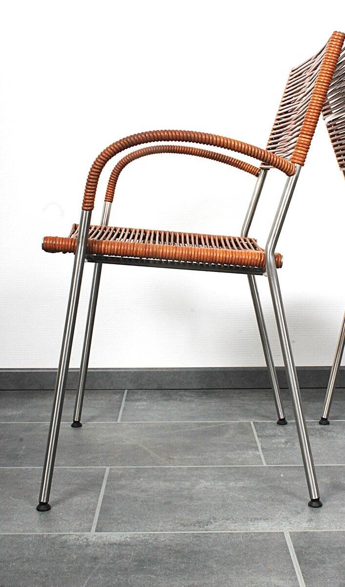 Miss B chairs by Tito Agnoli for Pierantonio Bonacina, 1980s, set of 2