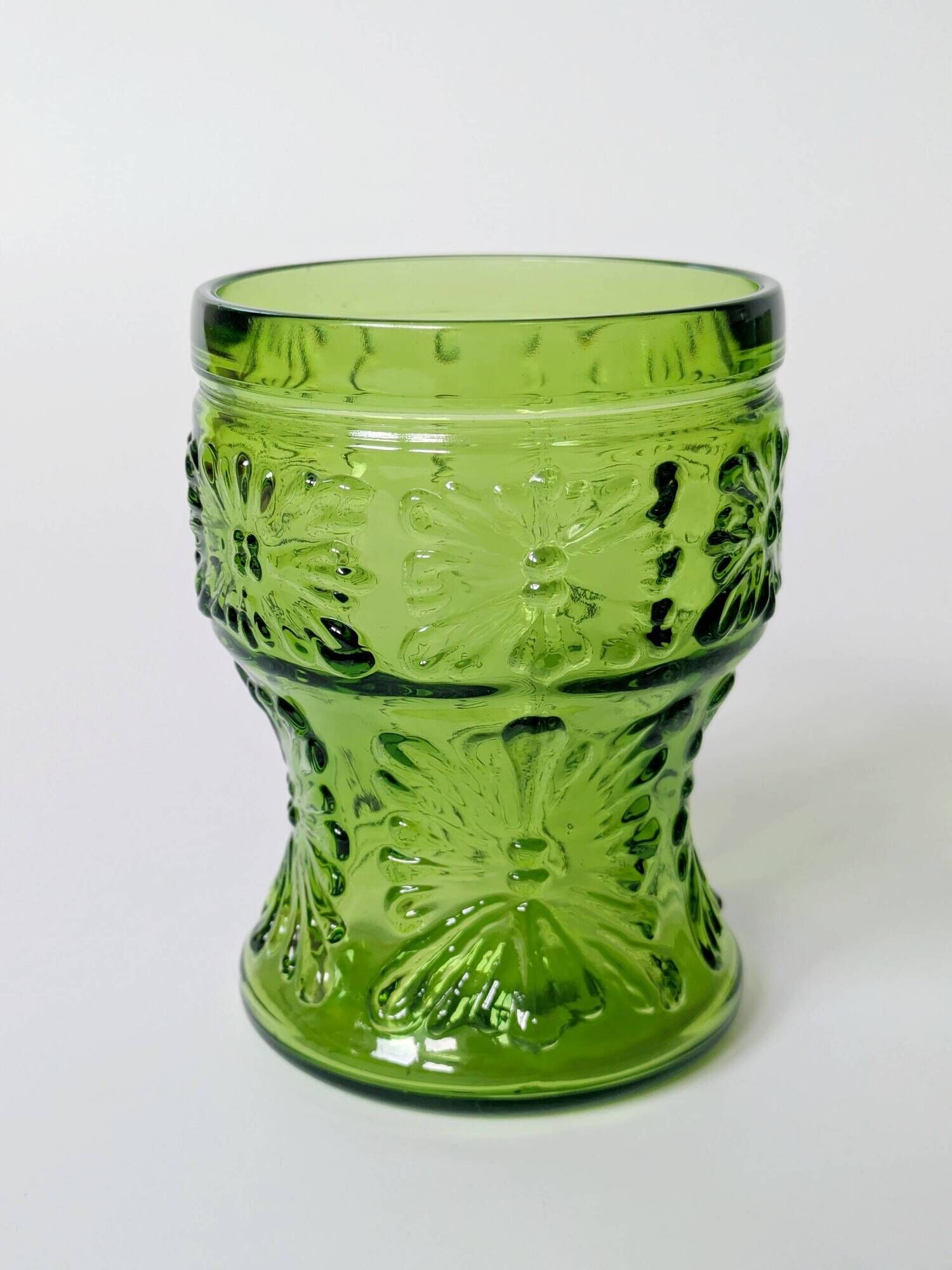 Set of 6 Bormioli tempered glass tumblers, Italy, 1970s