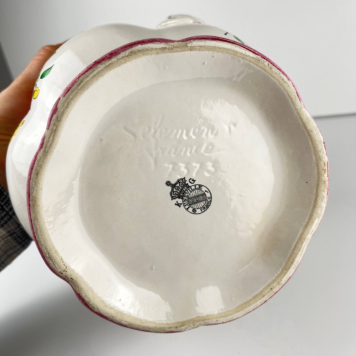 Cache pot KG Lunéville, modèle Réverbère , 1950