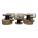 6 “Mobil” smoked foot cups