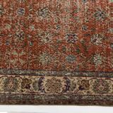 Vintage Anatolian Floral Carpet