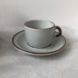 Set of 6 cups in stoneware