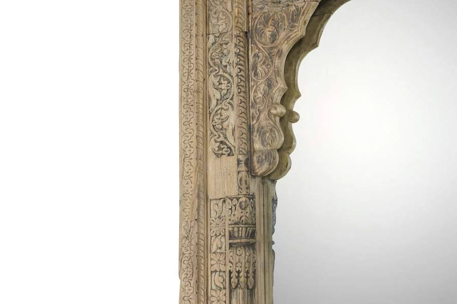 Teak mirror 160x18x288 natural