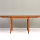 Scandinavian drop leaf dining table in oak, 1970s