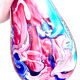 Vase Murano Sommerso OBALL -  Or - Étiqueté - H30cm - 3,5kg - Neuf
