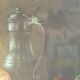 Tableau nature morte reproduction vintage cadre bois