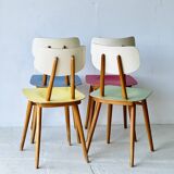 Dining chairs by ton, 1960’