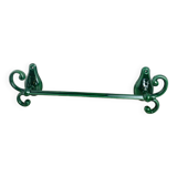 Enamelled cast iron towel holder
