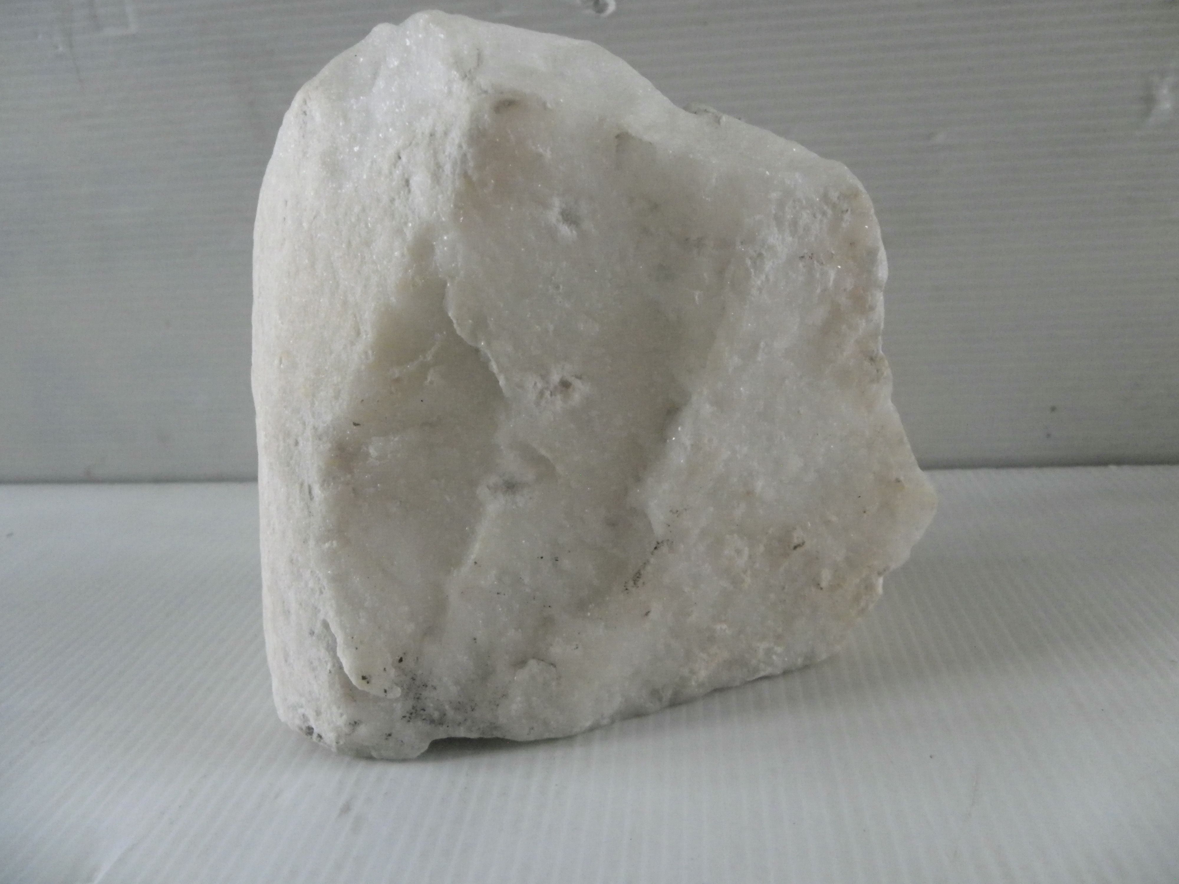 Sculpture face of woman in marble block 13 x 12 x 8 cm