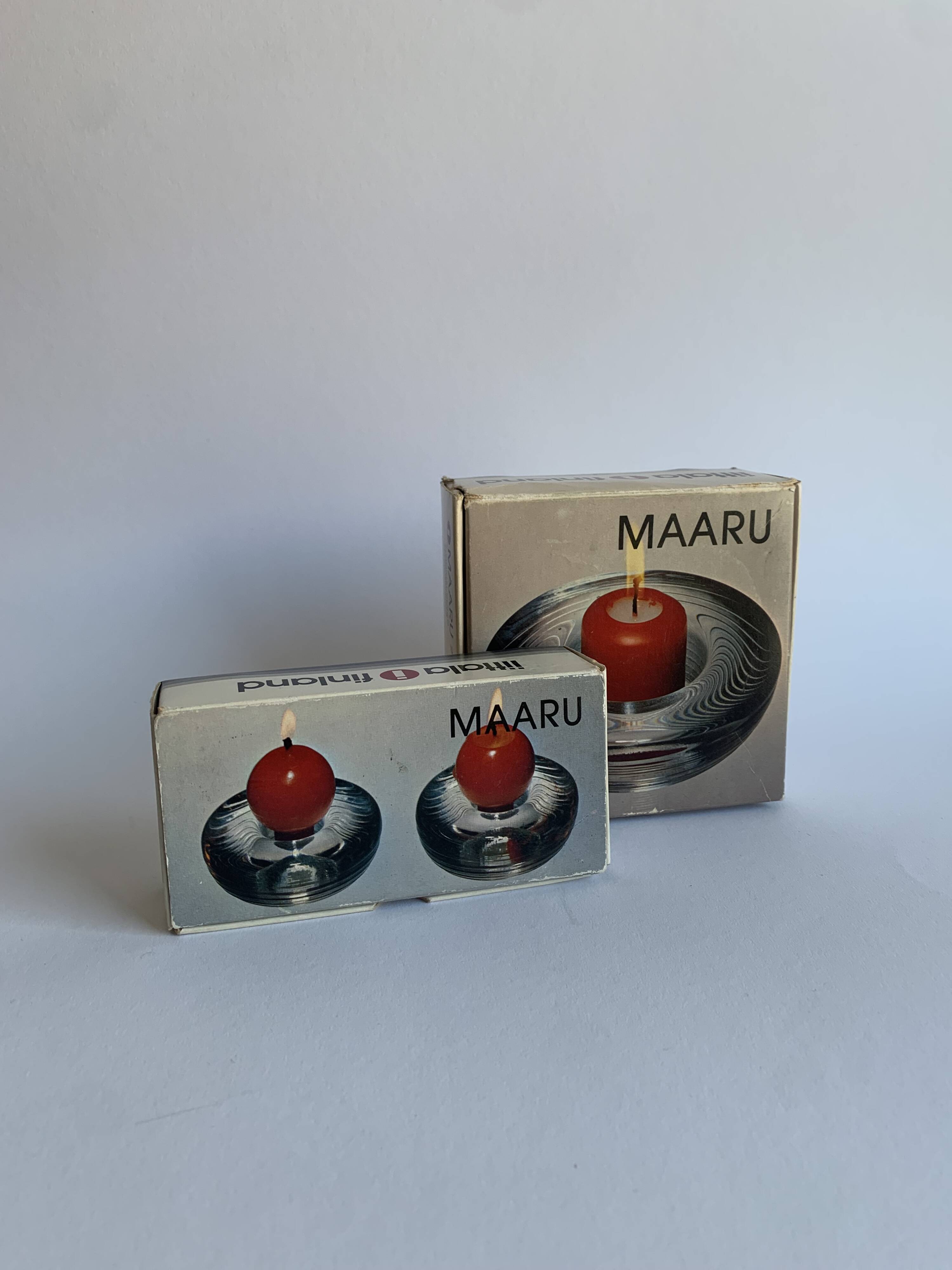 Ensemble de 3 porte-bougies Maaru – Iittala Finlande