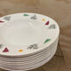 10 soup plates 1960/1970 vintage Gien model Montbouy
