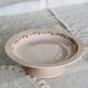 Antique Longwy compote in pink earthenware - Betty series - Art Deco design