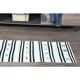 1970s Turkish Oushak Handmade Wool Cotton White Runner Rug 59x183