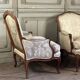 Pair of large Louis XV armchairs stamped Nicolas Quinibert Foliot, Paris, 18th century