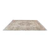 56s Brown & Beige Classic Vintage Rug  195x305Cm