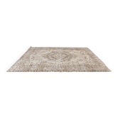 Tapis vintage classique marron et beige 56s 195x305cm