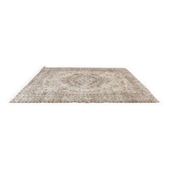 56s Brown & Beige Classic Vintage Rug  195x305Cm