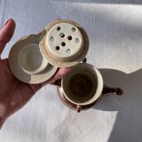 Retro brown teapot