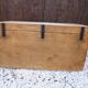 Coffre ancien en bois sapin