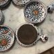 Series of 6 Vallauris frying pans from the 50s