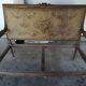 Banquette Louis XVI refaite à l'ancienne