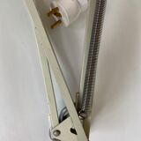 Luxo grey metal articulated lamp