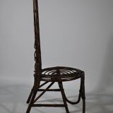 Chaise Haute en Bambou par Dirk Van Sliedrecht pour Rohe Noordwolde, 1950s