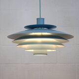 Unique blue colored Nordic Pendant Lamp by Form Light model 52610, Denmark
