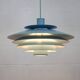 Unique blue coloured Nordic Pendant Lamp by Form Light model 52610, Denmark