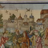 Tapestry "The Medieval City" Aubusson