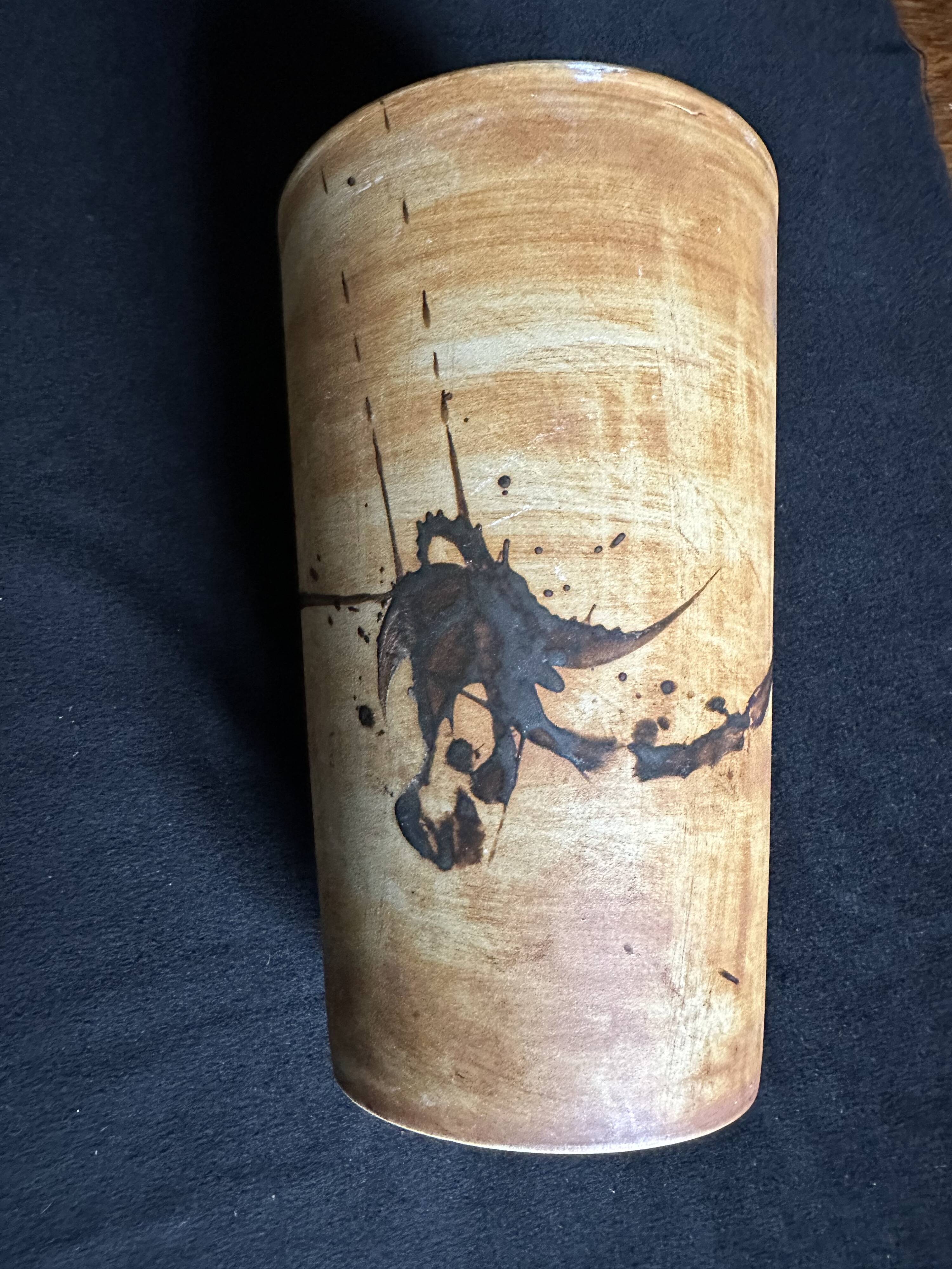 Vase en grès émaillé - Poterie de la Colombe