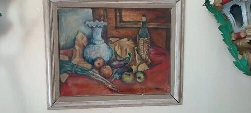 Oil Painting on Canvas 1945 Still Life GIORGIO CASINI (1908-1984)