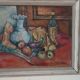 Oil Painting on Canvas 1945 Still Life GIORGIO CASINI (1908-1984)