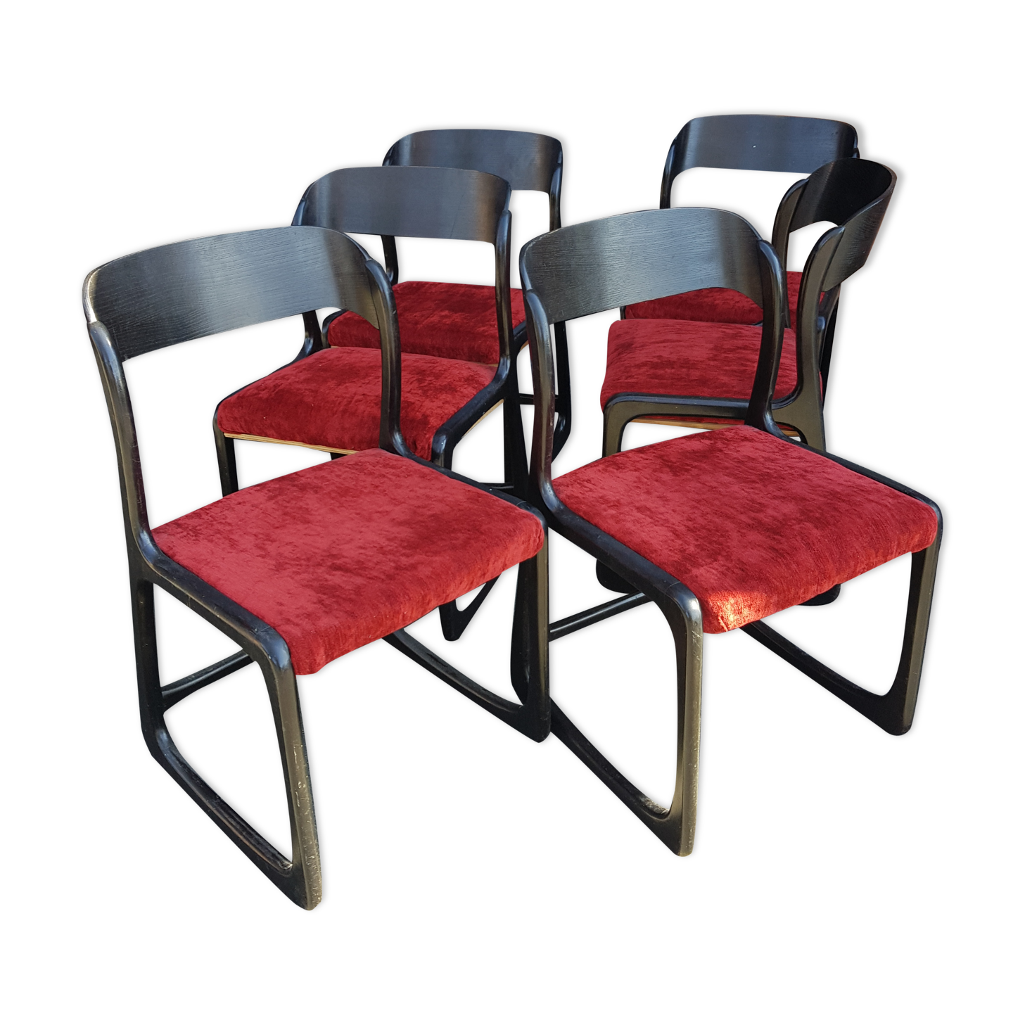 Baumann sled chairs