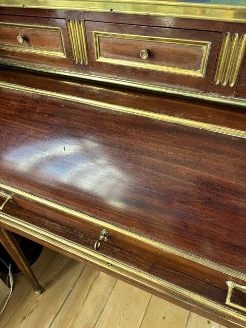 Louis XVI style cylinder desk