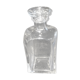 Vintage Italy glass and crystal carafe with cork