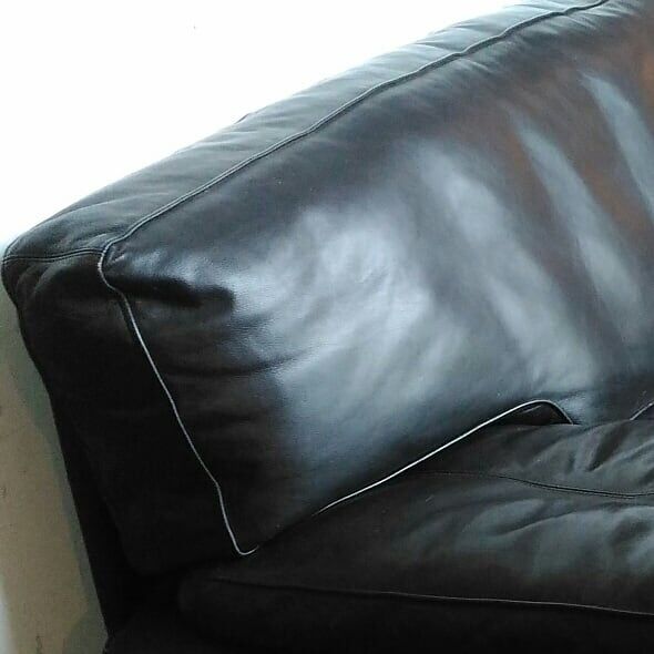 Leather sofa "milano" by de pas Urbino and Lomazzi for Zanotta