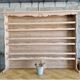 Oak sideboard fully sandblasted and varnished.