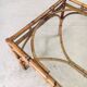 Mid-Century Chippendale Bamboo Dining Table, Italy, 1960s