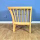 Mid century modern retro danish grey 'Maria' beech lounge armchair by Stouby