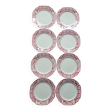 8 dessert plates from Maestricht ceramics, Victoria model