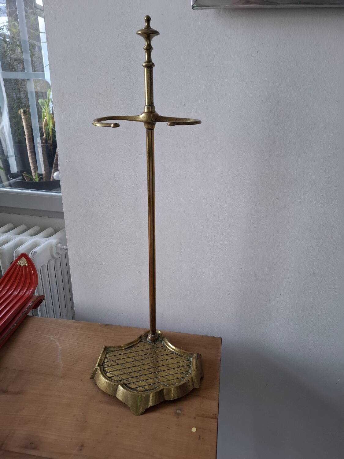 19th Century Brass Fireplace Servant