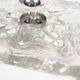 Large 1970s set of 'ice glass' wall lamps by Peill & Putzler
