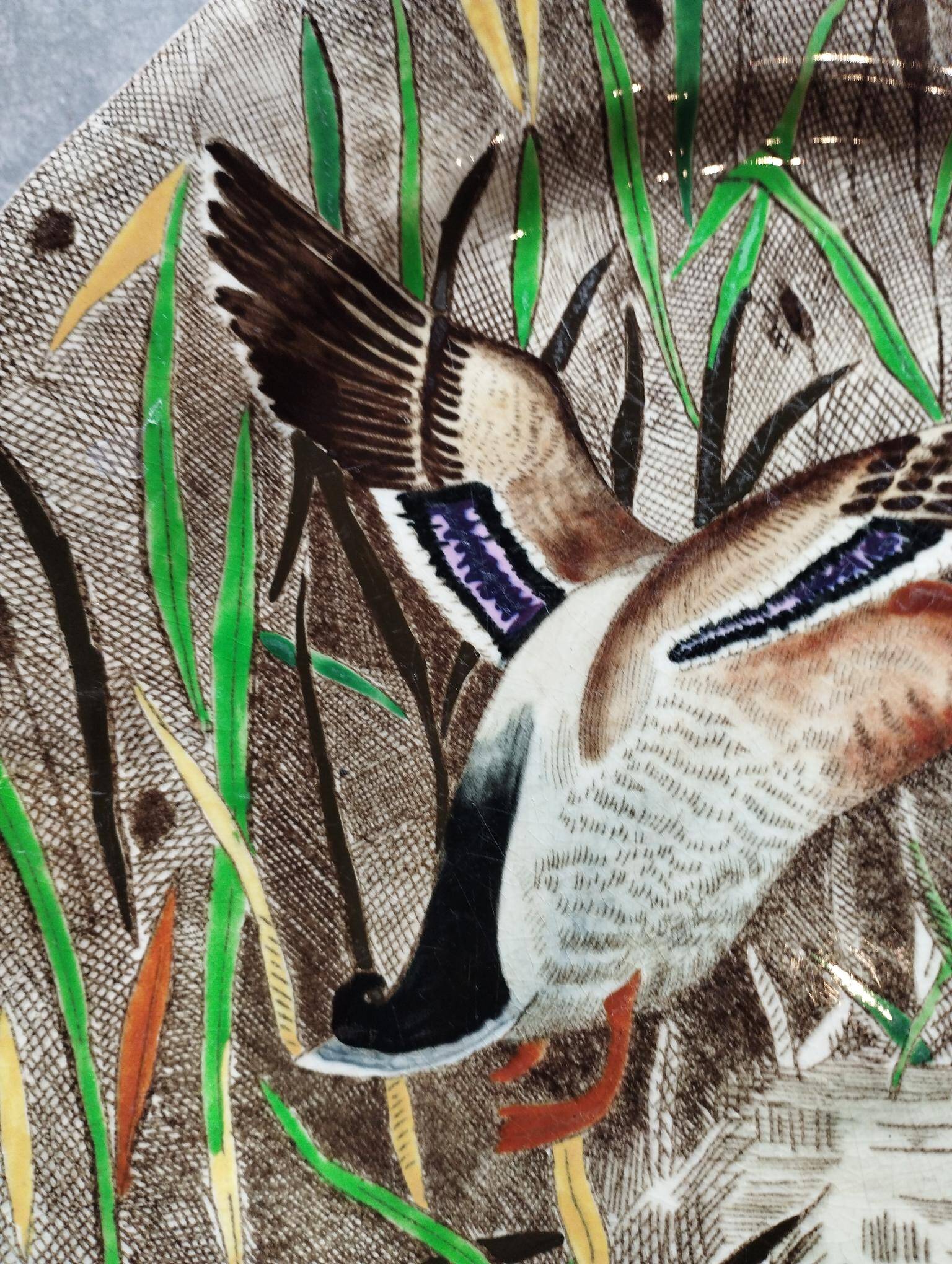 Gien plate - Rambouillet service