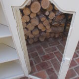 Wooden corner showcase